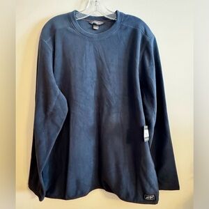 Eddie Bauer Men's Deep Blue Crewneck Sweater